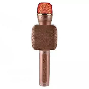 Беспроводной караоке микрофон YS-68 Magic Karaoke, золото, розовое золото