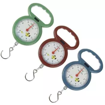 Безмен LuazON LVB-1001, механический, до 10 кг, цена деления 100 г, микс