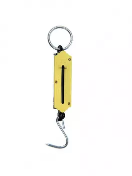 Безмен LuazON, механический, до 12 кг, цена деления 500 г, жёлтый