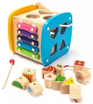 Бизиборд BRADEX Бизикуб мультиколор