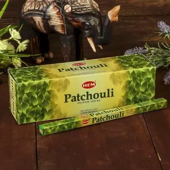 Благовония - HEM, 8 палочек угольные patchoulli