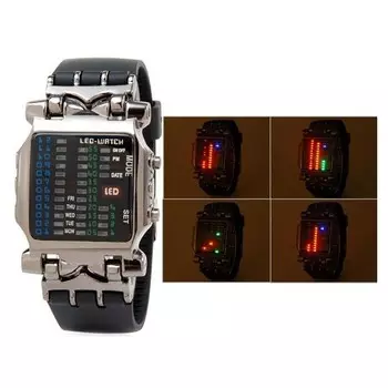 Брутальные LED часы - японский дизайн «Краб»
