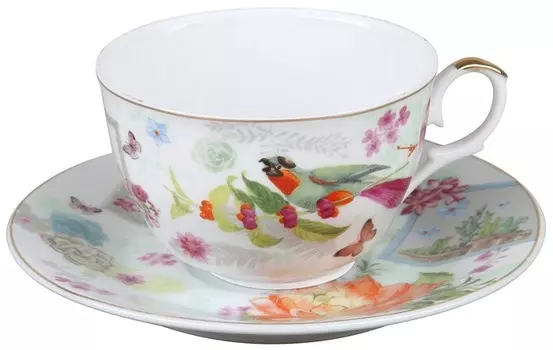 Чайная пара ROSENBERG R-255009, 250 мл, 2 предм., белый