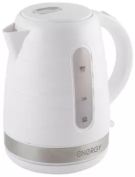 Чайник электр. ENERGY E-299 1,7 Л (1/12) пластик (белый)