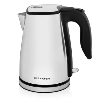 Чайник электрический Brayer BR1042, 2200 Вт, 1,7 л, сталь