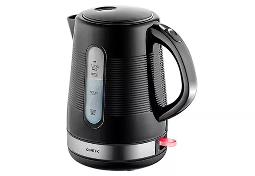 Чайник электрический Centek CT-0027 1.7л, 2200Вт, LED, матовый корпус, двойная защита от включения без воды