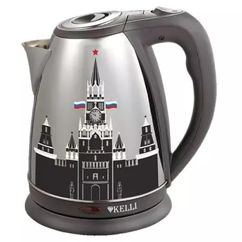 Чайник электрический KELLI KL-1487 из нержавеющей стали,1.8л, 1850-2200Вт (1х12)