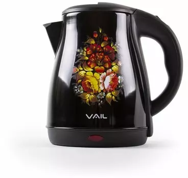 Чайник электрический VAIL VL-5555 черный 1,8 л.