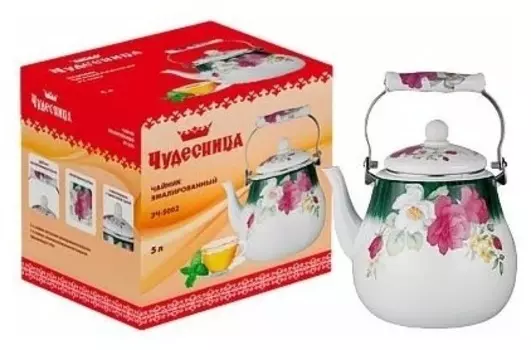 Чайник эмалированный Чудесница ЭЧ-5002 5л