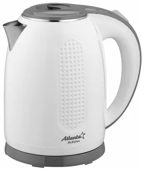 Чайник Atlanta ATH-2427, белый/серый