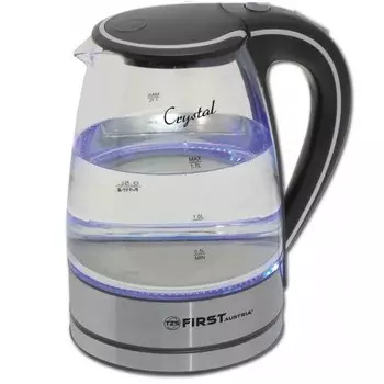Чайник FIRST, Мощность: 2200 Вт.стеклянный, 1.7 л, подсветка 5406-2