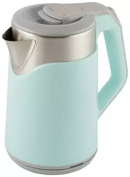Чайник HOMESTAR HS-1019, голубой/серебристый