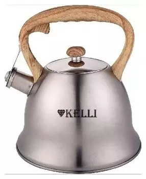 Чайник из нержавеющей стали Kelli KL-4524 3 л (серебристый)