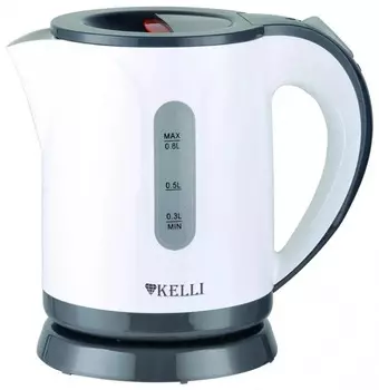 Чайник Kelli KL-1466, белый/черный