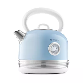 Чайник Kitfort КТ-634-1, графит, Голубой