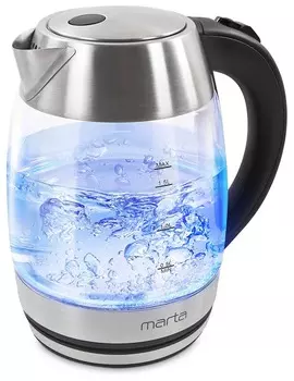 Чайник MARTA MT-4561, черный жемчуг