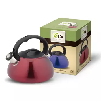 Чайник TECO 3,0 л со свистком TC-102-R