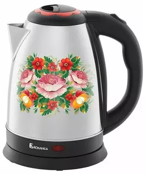 Чайник Василиса ВА-1010, черный/красный