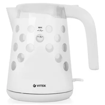 Чайник Vitek из качественного термостойкого пластика VT-7048(W)