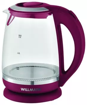 Чайник Willmark WEK-2005G бордовый