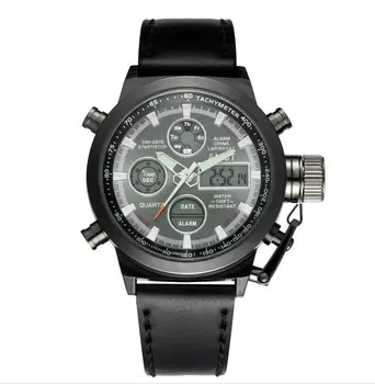 Часы AMST 3003, Темный корпус, Серый циферблат