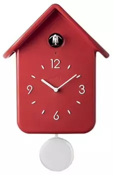 Часы настенные механические Guzzini QQ красный