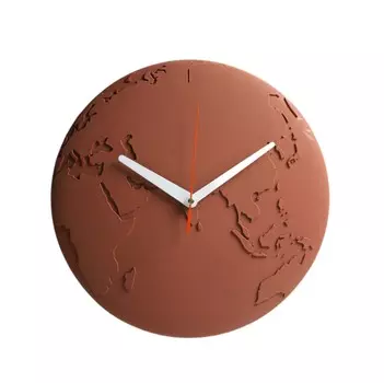 Часы настенные World Wide Waste, коричневые
