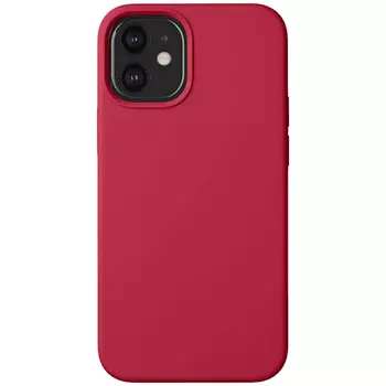 Чехол Liquid Silicone для Apple iPhone 12 mini, красный, картон, Deppa