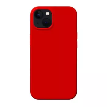 Чехол Liquid Silicone Pro для Apple iPhone 13, красный, картон, Deppa