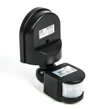 Датчик движения ASD ДД-008-В, инфракрасный, 1200 Вт, 12 м, Черный