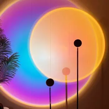 Декоративная лампа с проекцией заката Sunset Lamp