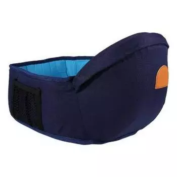 Детская переноска хипсит с сиденьем от 3 месяцев, синий