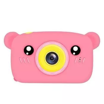 Детский фотоаппарат Мишки Kids fun camera, розовый