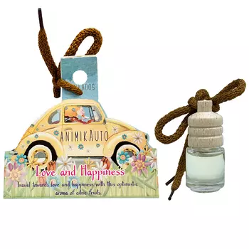 Диффузор для автомобиля Animikauto, Love &amp; Happiness new, 6 мл
