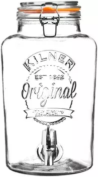 Диспенсер для напитков Kilner Clip Top прозрачный 8 л