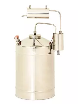 Дистиллятор МАГАРЫЧ Премиум 20 (БКДР), Объем перегонного куба: 20 л., Производительность: 2 л./ч.