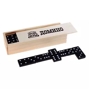 Домино в деревянном пенале - Время игры