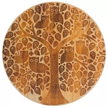 Доска сервировочная Mason Cash In the Forest круглая, бамбук, 32 см