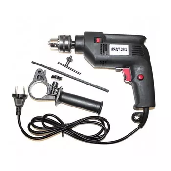 Дрель ударная с дополнительной рукояткой