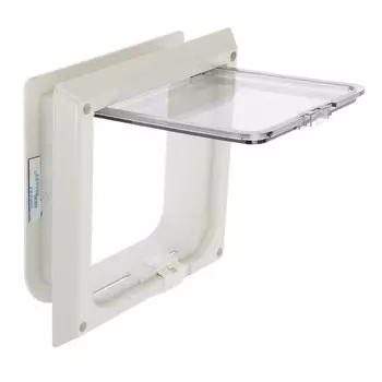 Дверь для кошки - Барсик, Беленый дуб