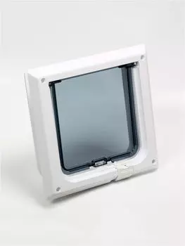 Дверца для кошек - Барсик, белый