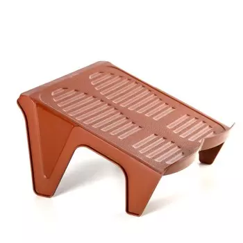 Двойная подставка для хранения обуви, цвет микс