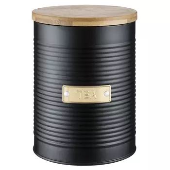 Емкость для хранения чая Otto черная 1,4 л