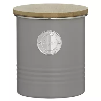 Емкость для хранения сахара Living серая 1 л