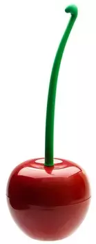 Ершик туалетный Qualy Cherry красный