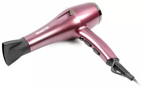 Фен MARTA MT-1496, бордовый гранат