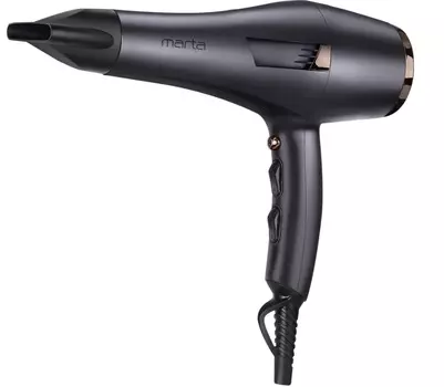 Фен MARTA MT-1496, серый жемчуг