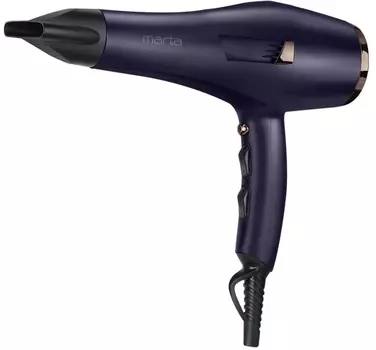 Фен MARTA MT-1496, темный топаз