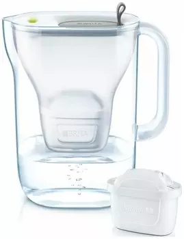 Фильтр кувшин BRITA Style XL MX+ LED Серый + 2 картриджа