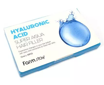 Филлер с гиалуроновой кислотой Farm Stay Hyaluronic Acig Super Aqua Hair Filler, 13 мл